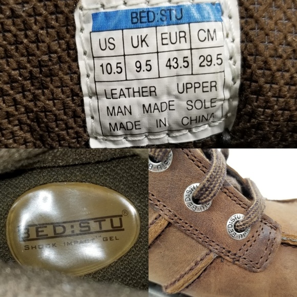 Bed Stu Lace Up Casual Work Mid Boots Sz 10.5 - Picture 8 of 8